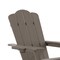 Flash Furniture Brown Adirondack Chair with Ottoman and Cupholder LE-HMP-1044-110-BR-GG - alternate 5